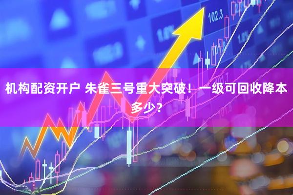 机构配资开户 朱雀三号重大突破！一级可回收降本多少？